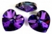 Swarovski, pandantiv inima, heliotrope, 18mm - x1