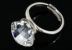 Swarovski, shell fancy, crystal, 14mm - x1