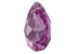 Swarovski, drop pendant, amethyst, 9mm - x2