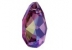 Swarovski, pandantiv picatura, amethyst shimmer, 9mm - x2