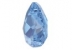 Swarovski, drop pendant, sapphire, 11.5mm - x2