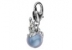 Swarovski, Uni Unicorn key ring, iridescent light blue, 22mm - x1