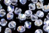 Swarovski, bicone bead, crystal aurora borealis, 4mm - x20