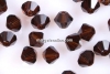 Swarovski, margele bicone, mocca, 4mm - x20