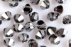 Swarovski, bicone bead, silver night, 3mm - x20