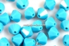 Swarovski, bicone bead, turquoise, 3mm - x20