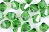 Swarovski, bicone bead, fern green, 3mm - x20