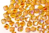 Swarovski, beads bicone, light topaz AB2x, 4mm - x20