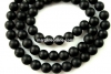 Onix, matt black, round, 3mm