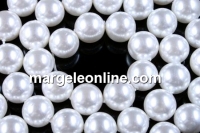 tip Mallorca pearls, round, white, 8mm