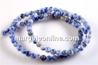 Sodalite, round, 4.7mm