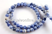 Sodalite, round, 6.5mm