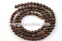 Bronzite, round, 6.3mm