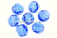 Swarovski, faceted round bead, sapphire, 6mm - x6