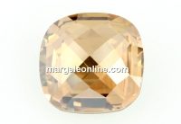 Swarovski, rivoli cabochon, golden shadow, 12x12mm - x1