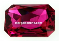 Swarovski, rivoli cabochon, fuchsia, 27x18.5mm - x1