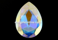 Swarovski, rivoli cabochon, crystal AB, 30x20mm - x1