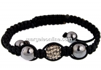 Bratara shamballa black diamond - x1