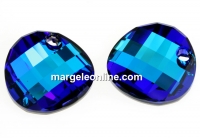 Swarovski, twist pendant, bermuda blue, 28mm - x1