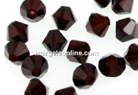 Swarovski, bicone bead, garnet, 6mm - x10