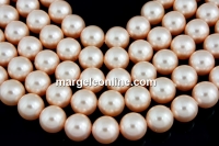 Swarovski pearl, peach, 8mm - x50