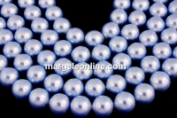 Swarovski pearl, light blue, 8mm - x50