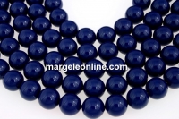 Swarovski pearl, dark lapis, 12mm - x10