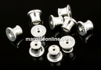 Stopper pentru cercei , argint 925, 5x4mm - x2