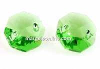 Swarovski, octagon link, peridot, 12mm - x2