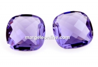 Swarovski, rivoli cabochon, tanzanite, 12x12mm - x1