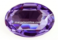 Swarovski, rivoli cabochon, tanzanite, 30x22mm - x1