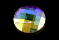 Swarovski, cabochon, aurora borealis, 10mm - x1