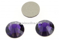 Swarovski, cabochon, purple velvet, 6mm - x4