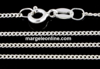 Chain, 925 silver, 1.4mm, 45cm - x1