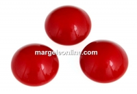 Swarovski, crystal pearl cabochon, red coral, 6mm - x2