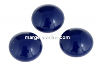 Swarovski, crystal pearl cabochon, dark lapis, 6mm - x2