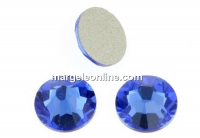 Swarovski, cabochon, sapphire, 6mm - x4