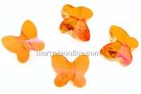 Swarovski, butterfly bead, astral pink, 8mm - x2