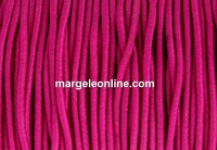 Circular elastic cord, fuchsia, 1.4mm - x 13m