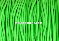 Elastic cord circular, green neon, 1.4mm - x 13m