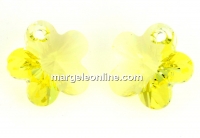 Swarovski, flower pendant, jonquil, 12mm - x2