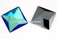 Swarovski, rivoli cabochon, bermuda blue, 20mm - x1