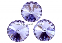 Swarovski, rivoli, provence lavender, 10mm - x2