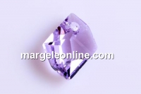 Swarovski, cosmic diamond pendant, violet, 14mm - x1