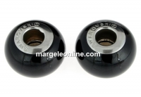 Swarovski, becharmed mystic black pearl, 14mm - x1