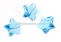 Swarovski, star bead, aquamarine, 8mm - x2