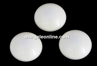 Swarovski, crystal pearl cabochon, ivory, 6mm - x2