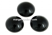 Swarovski, crystal pearl cabochon, mystic black, 6mm - x2