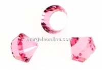 Swarovski, cabochon, light rose, 6x4mm - x2