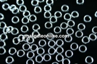 Jump rings, 925 silver, 4x1mm - x10